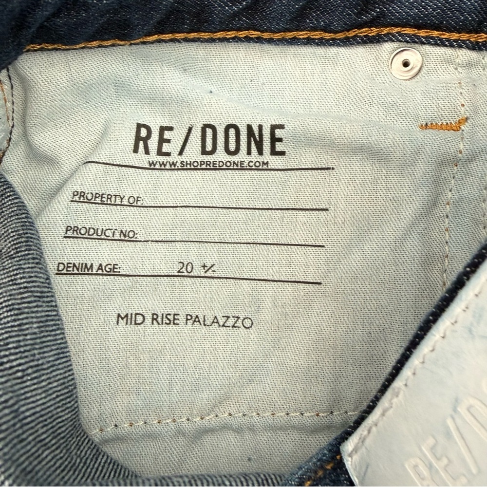 Re/Done‎ Mid Rise Palazzo Jeans - Picture 9 of 15
